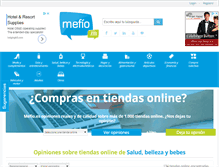 Tablet Screenshot of mefio.es